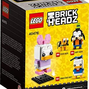 LEGO BrickHeadz Set 40476 featuring Daisy Duck, Pluto, and Goofy in vibrant, collectible designs.