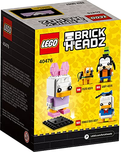 LEGO BrickHeadz Set 40476 featuring Daisy Duck, Pluto, and Goofy in vibrant, collectible designs.