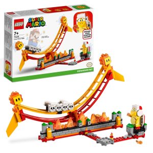 LEGO Super Mario Roller Coaster set encourages imaginative play with interactive adventures for kids.