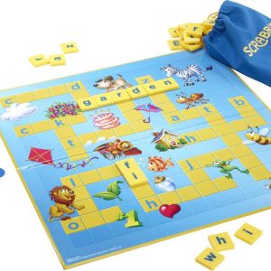 Colorful Animal Adventure Word Game for Kids with tiles for fun vocabulary learning.