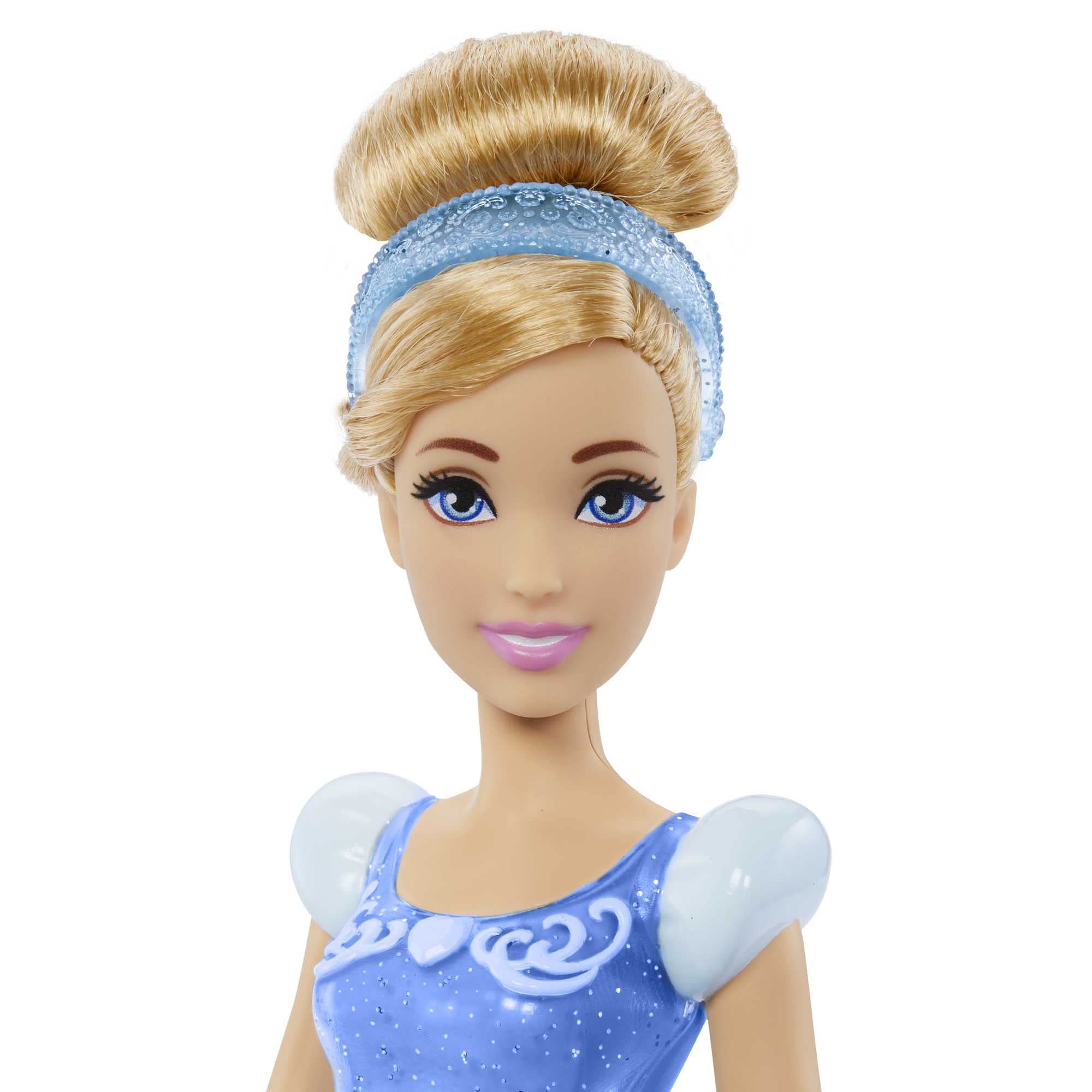 Charming Cinderella doll in a beautiful blue gown, embodying fairytale magic and hope.