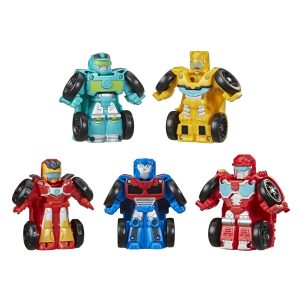 Vibrant toy robots collection with unique designs, encouraging imaginative play and storytelling for kids.