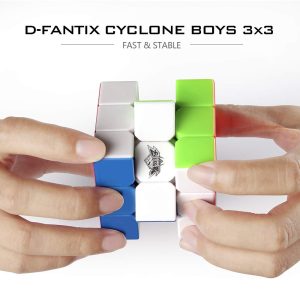 D-Fantix Cyclone Boys 3x3 Cube: Fast, stable, and designed for speedcubing enthusiasts.