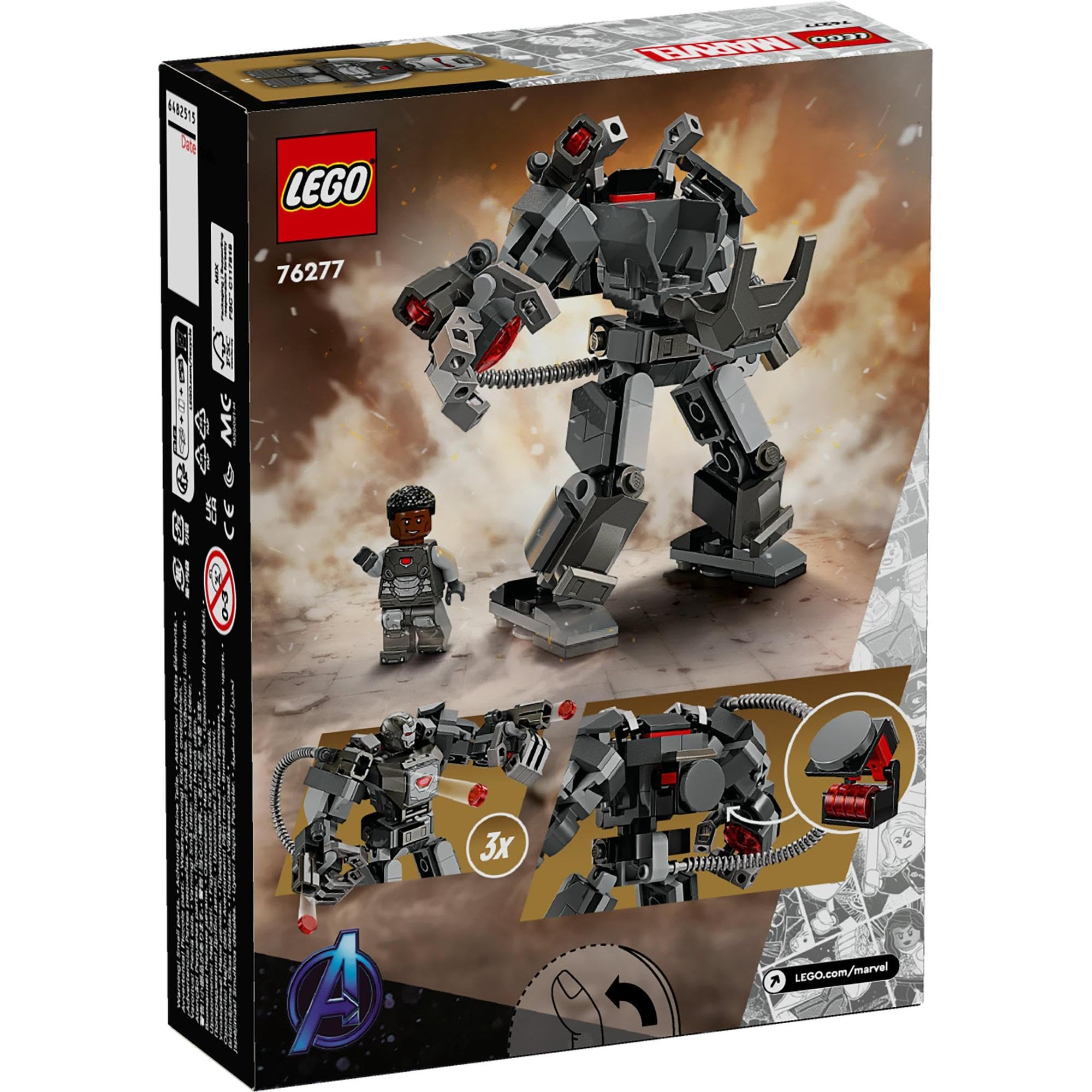LEGO Set 76277: Dynamic robotic figure and minifigure for imaginative action-packed adventures.