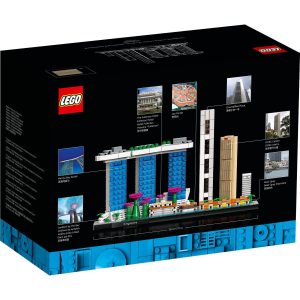 Vibrant Modern Urban LEGO Cityscape Set showcasing colorful buildings and greenery in sustainable design.