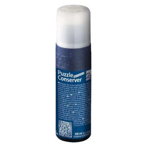 Puzzle Conservation Spray for Hobbyists in a sleek, blue can with easy-to-use features.