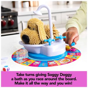 Race to clean the playful pup in the Soggy Doggy Bath Game for family fun!