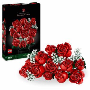 LEGO Bouquet of Roses: Vibrant, creative decoration set perfect for gifts and occasions.