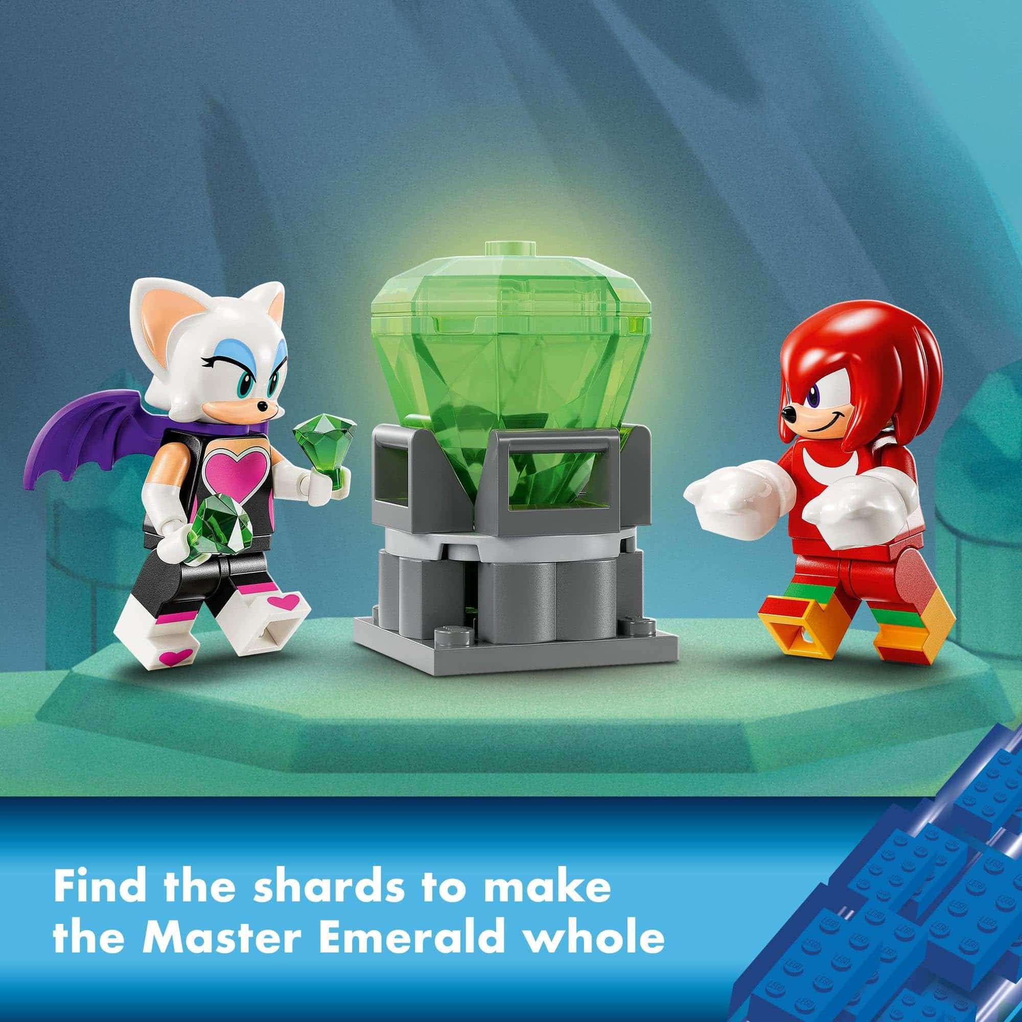 Rouge and Knuckles embark on an adventure to restore the Master Emerald.