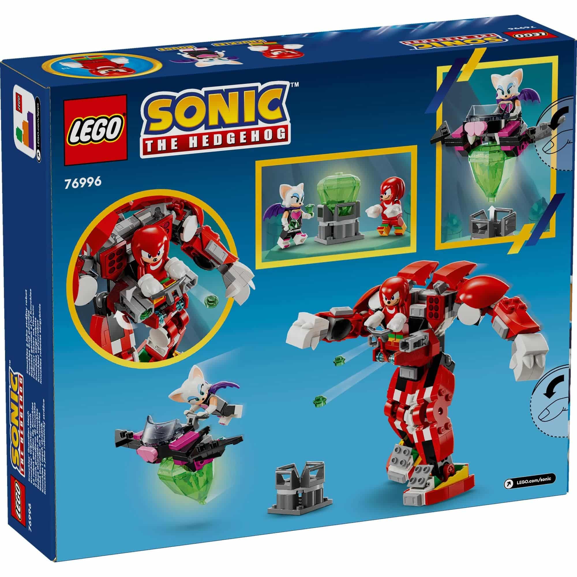 Sonic the Hedgehog LEGO Set with vibrant character build and accessories for imaginative play.