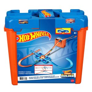 Hot Wheels Racing Adventure Set with vibrant packaging and exciting track layout for kids 4+.
