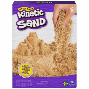 Kinetic Sand 2.5kg package: colorful, safe, and fun for creative play and molding activities.