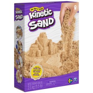 Kinetic Sand: Safe, colorful molding fun that sparks creativity and imagination for children.