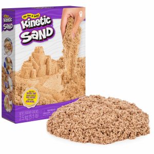 Kinetic Sand: Mess-free, fun play for all ages with creative molding and shaping possibilities.