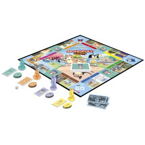 Colorful Monopoly board game setup ready for fun family strategy and friendly competition.