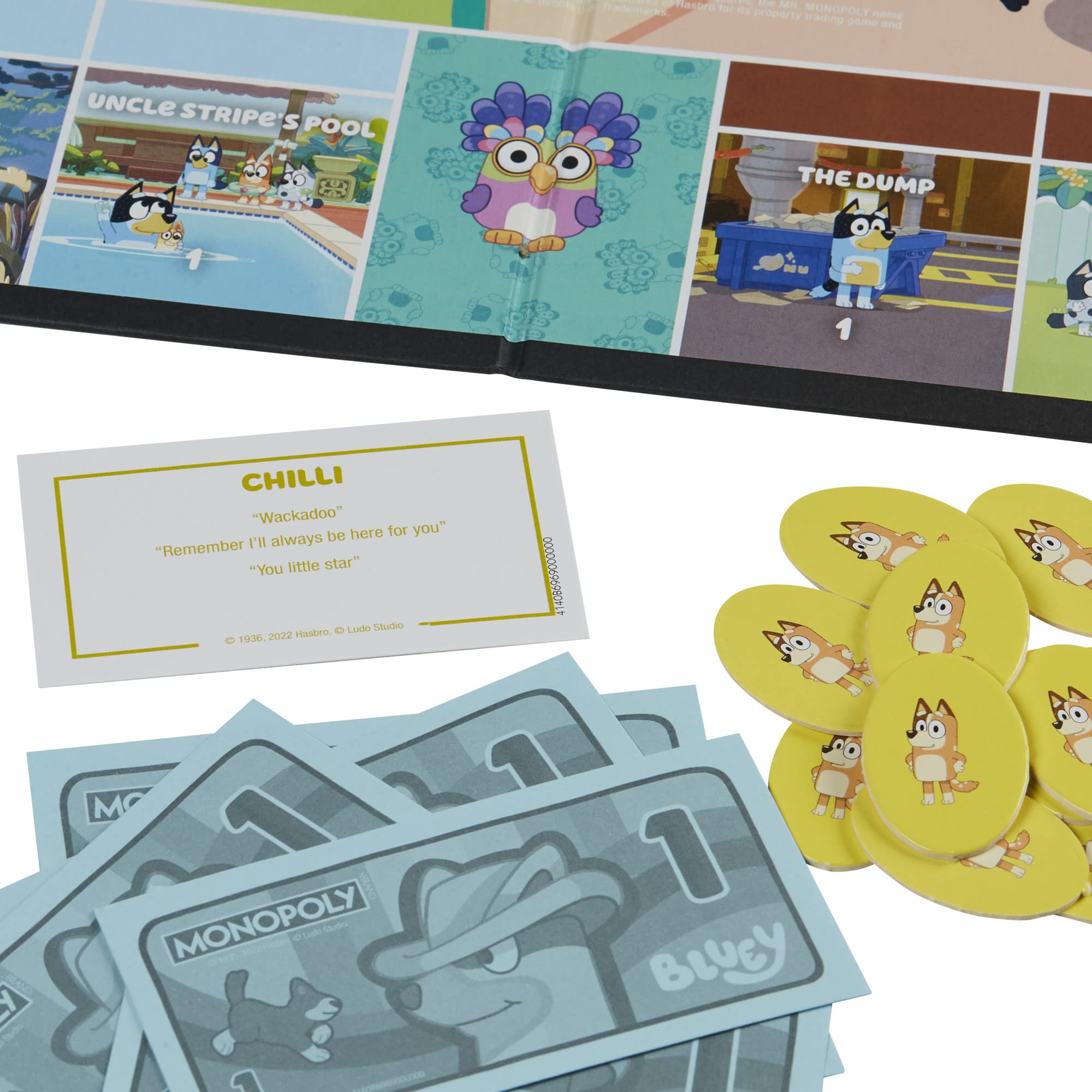 Colorful board game illustration featuring fun tokens, cheerful scenes, and whimsical characters for kids.