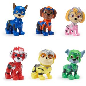 Colorful puppy characters embodying teamwork and adventure in a fun animated collection.