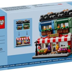Charming LEGO Fruit Store Set 40984: Colorful, whimsical build for ages 12 and up.