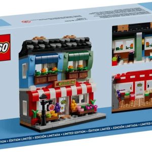 Vibrant LEGO Shopfront Set 40384: a charming, collectible set for imaginative play and creativity.