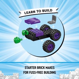 Colorful beginner building block vehicle set for fun and easy assembly. Perfect for novices!
