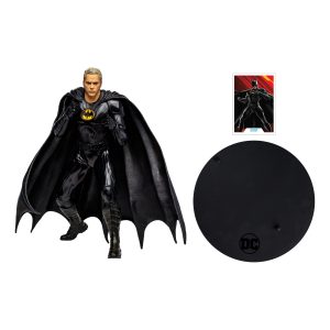 Batman Action Figure - DC Comics Collectible Version 1.0.0 with display base and character card.