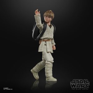 Dynamic Jedi adventurer ready for action in a textured tunic and backpack.
