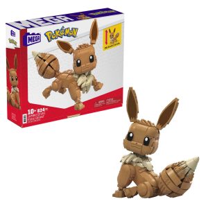 Eevee Building Block Figure: Adorable toy for Pokémon fans and collectors from Mega Construx.