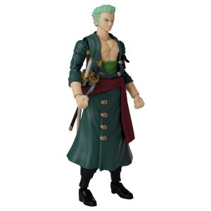 Vibrant anime-inspired pirate action figure, ready for adventure with intricate details and sword.