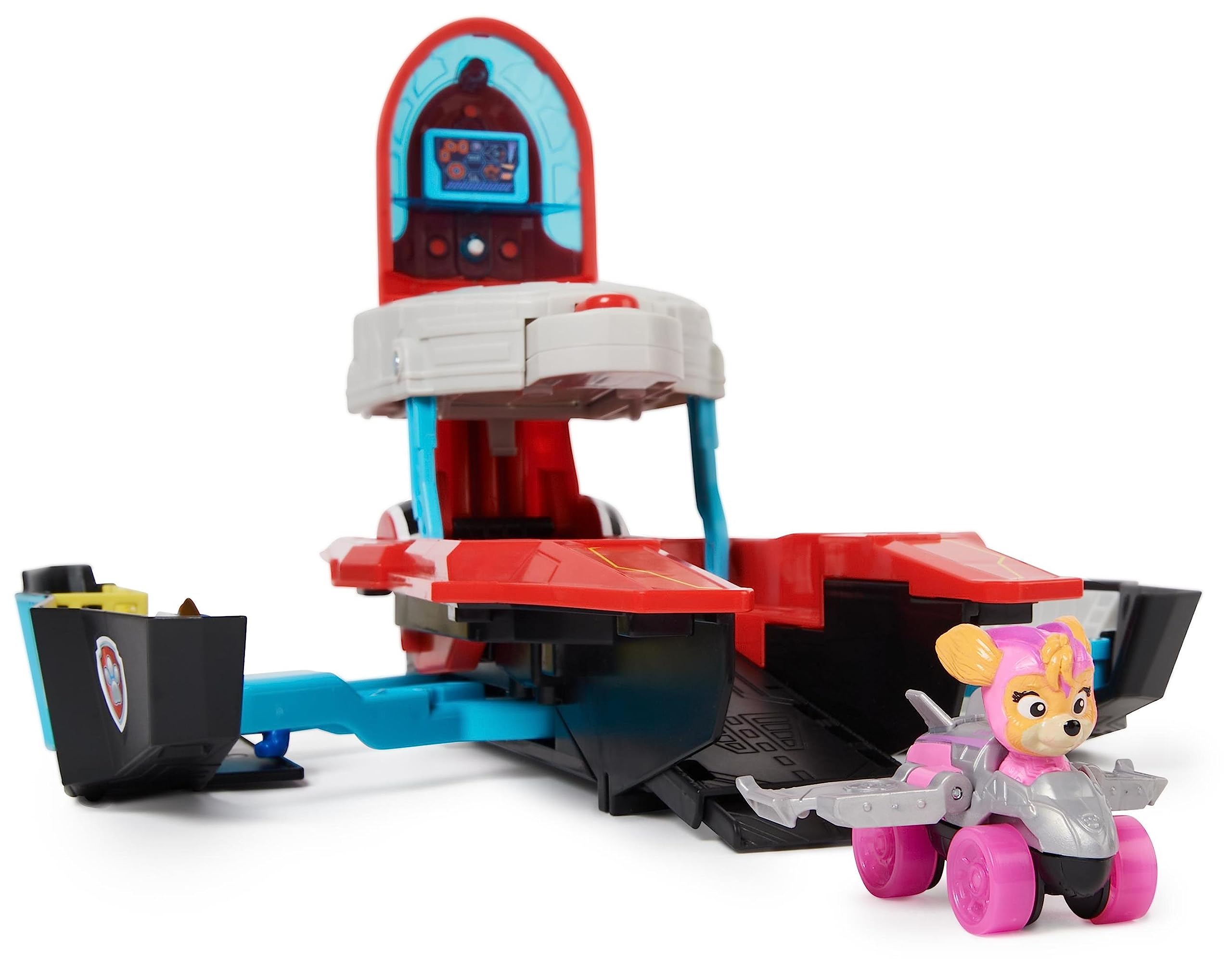 Colorful Adventure Playset with Command Center, Vehicle, and Character for Imaginative Play.