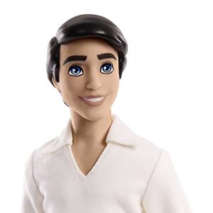 Charming blue-eyed doll in trendy outfit, ideal for imaginative play and collectors.