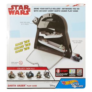 Darth Vader helmet play case for kids, a collectible storage and interactive toy for Star Wars fans.