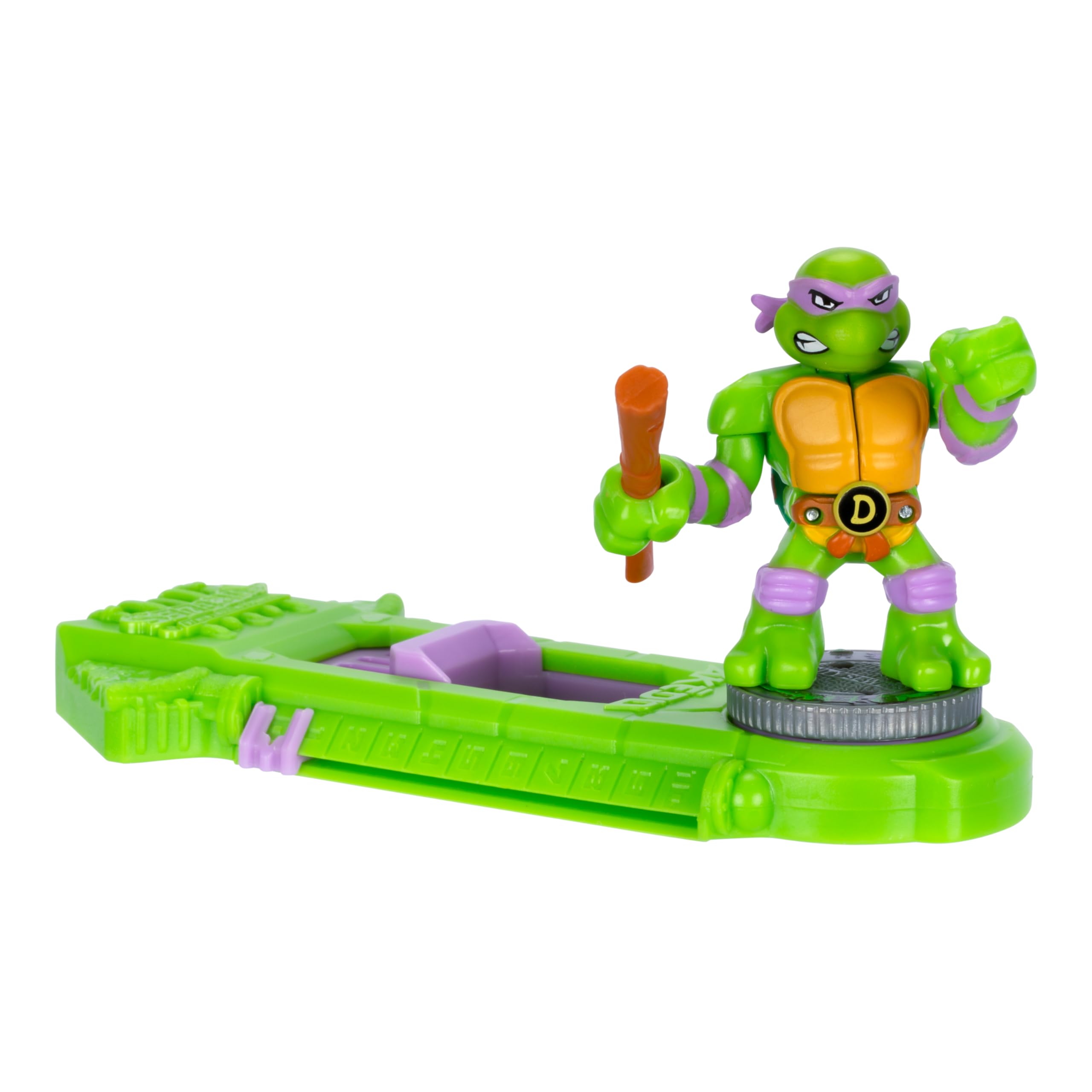 Vibrant Donatello action figure with bo staff, perfect collectible for TMNT enthusiasts.