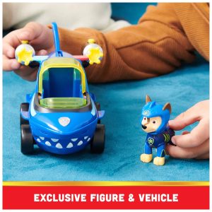 Playful blue toy vehicle with exclusive dog figure invites imaginative adventures for kids.