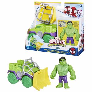 Hulk Adventure Vehicle Toy from Marvel Spidey Series for imaginative superhero play.