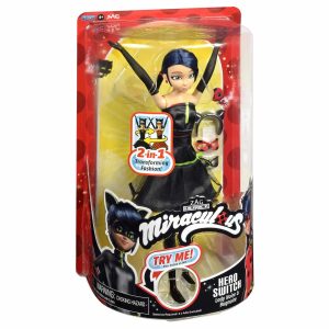 Miraculous Doll with 2-in-1 transformation feature, engaging play for young fans.