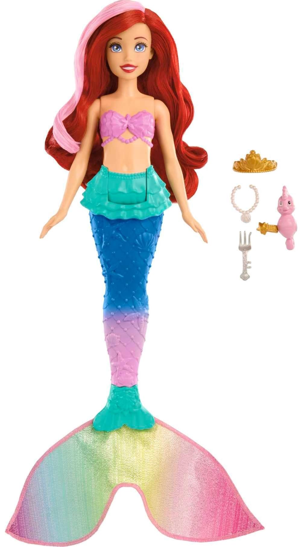 Enchanting playful mermaid doll with vibrant hair and accessories for imaginative underwater adventures.