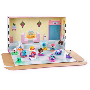 Colorful whimsical animal playset fostering imaginative storytelling in a cozy indoor setting.