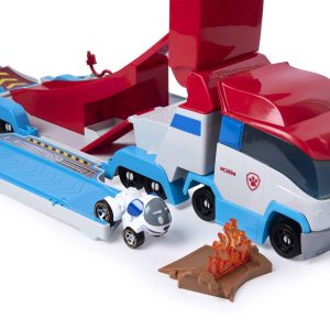 Exciting rescue truck playset with campfire and car, perfect for imaginative adventures.