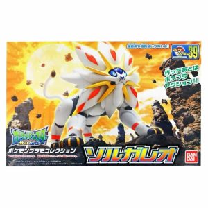 Solgaleo collectible figure in dynamic pose, vibrant colors, perfect for Pokémon fans and collectors.