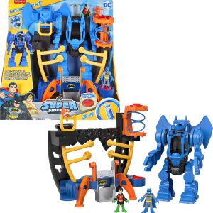 Vibrant superhero action figures toy set inspires imaginative play for children with colorful characters.