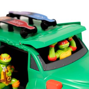 Teenage Mutant Ninja Turtles colorful adventure van set with fun turtle figures for imaginative play.