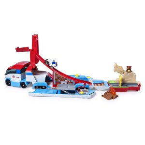 Colorful emergency van playset with ramps, accessories, and imaginative rescue adventure for kids.
