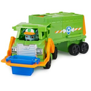 Vibrant toy garbage truck inspires kids’ imaginative play and environmental responsibility through recycling adventures.
