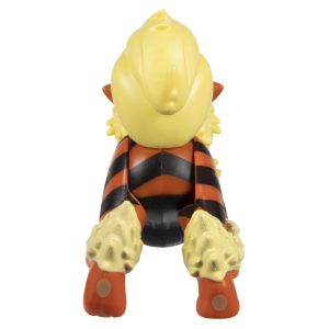 Whimsical tiger-inspired figurine with vibrant colors, oversized head, and playful design elements.