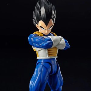 Detailed action figure of a classic warrior in a blue suit, showcasing strength and pride.