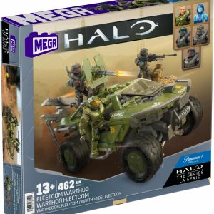 Mega Bloks Halo Warthog Set with 462 pieces for imaginative play and collection.