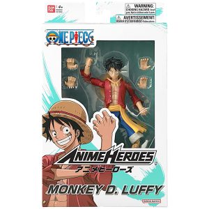 Monkey D. Luffy Action Figure - Anime Heroes Collectible for One Piece Fans and Collectors.
