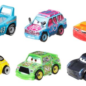 Vibrant cartoon toy cars collection, featuring unique designs for fun and imaginative adventures.