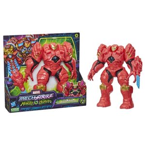 Marvel Mechstrike Monster Hunter Action Figure 1.0.0: Red hero figure in dynamic action-ready pose.