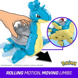 Colorful Pokémon toy with moving limbs for interactive play and fun engagement.
